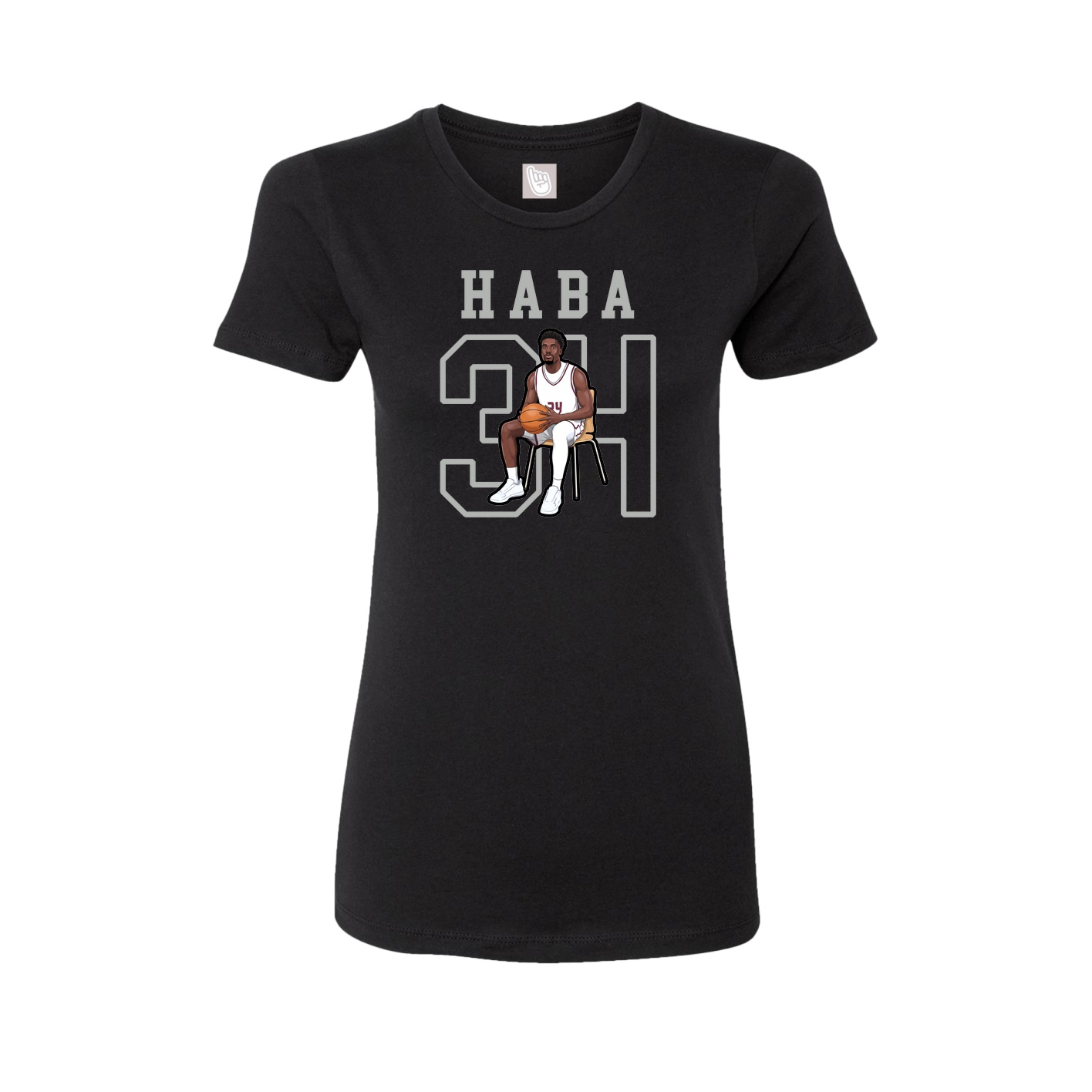 Fitted Women's Tee — Shirsey in Black
