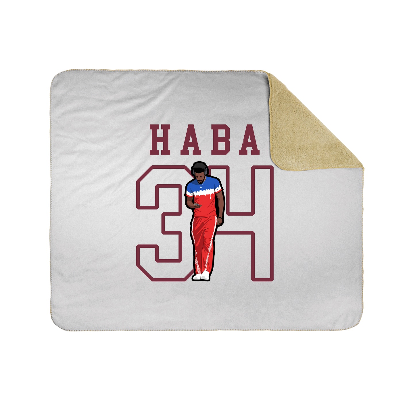 Throw Blanket — Shirsey in White