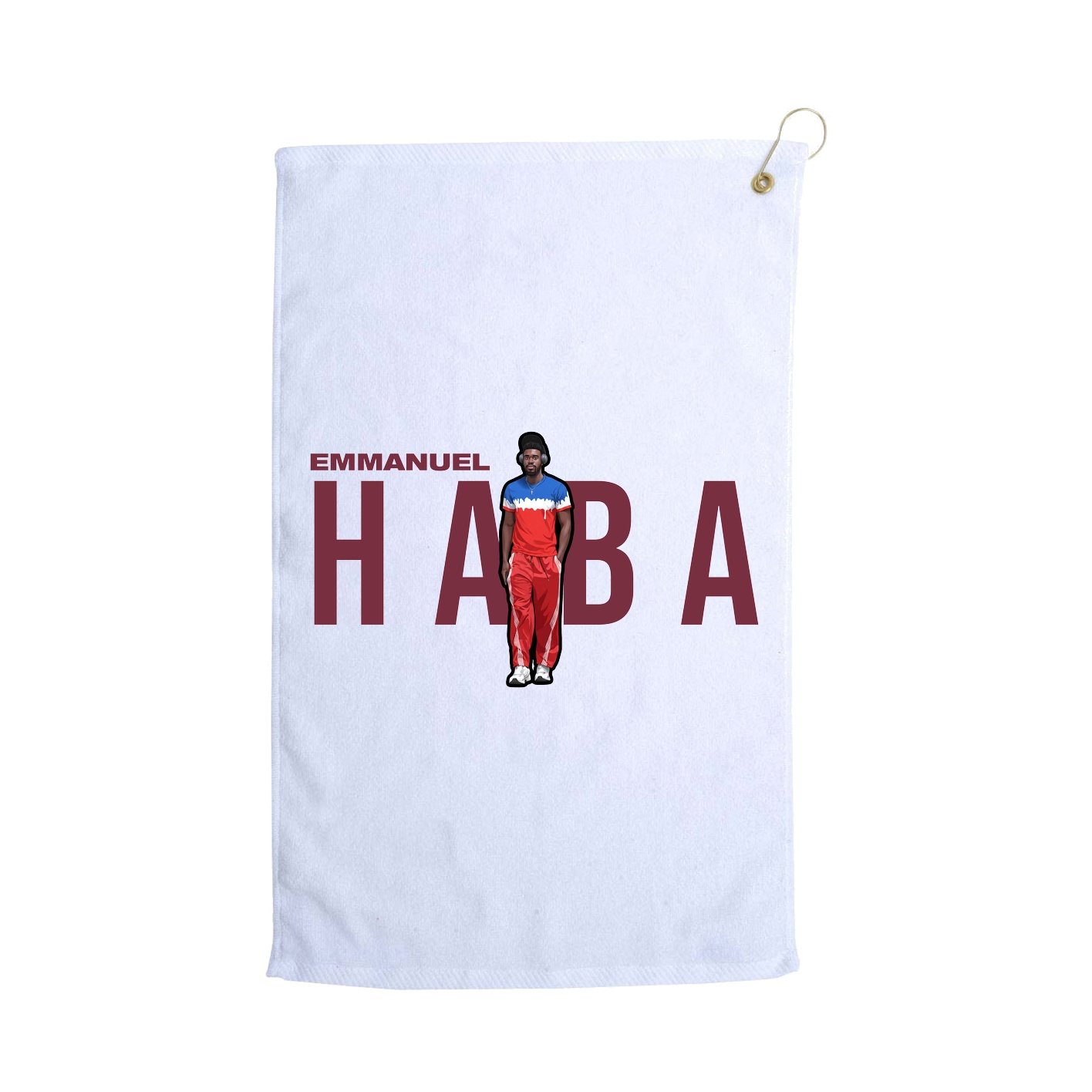 Golf Towel — Player Name in White