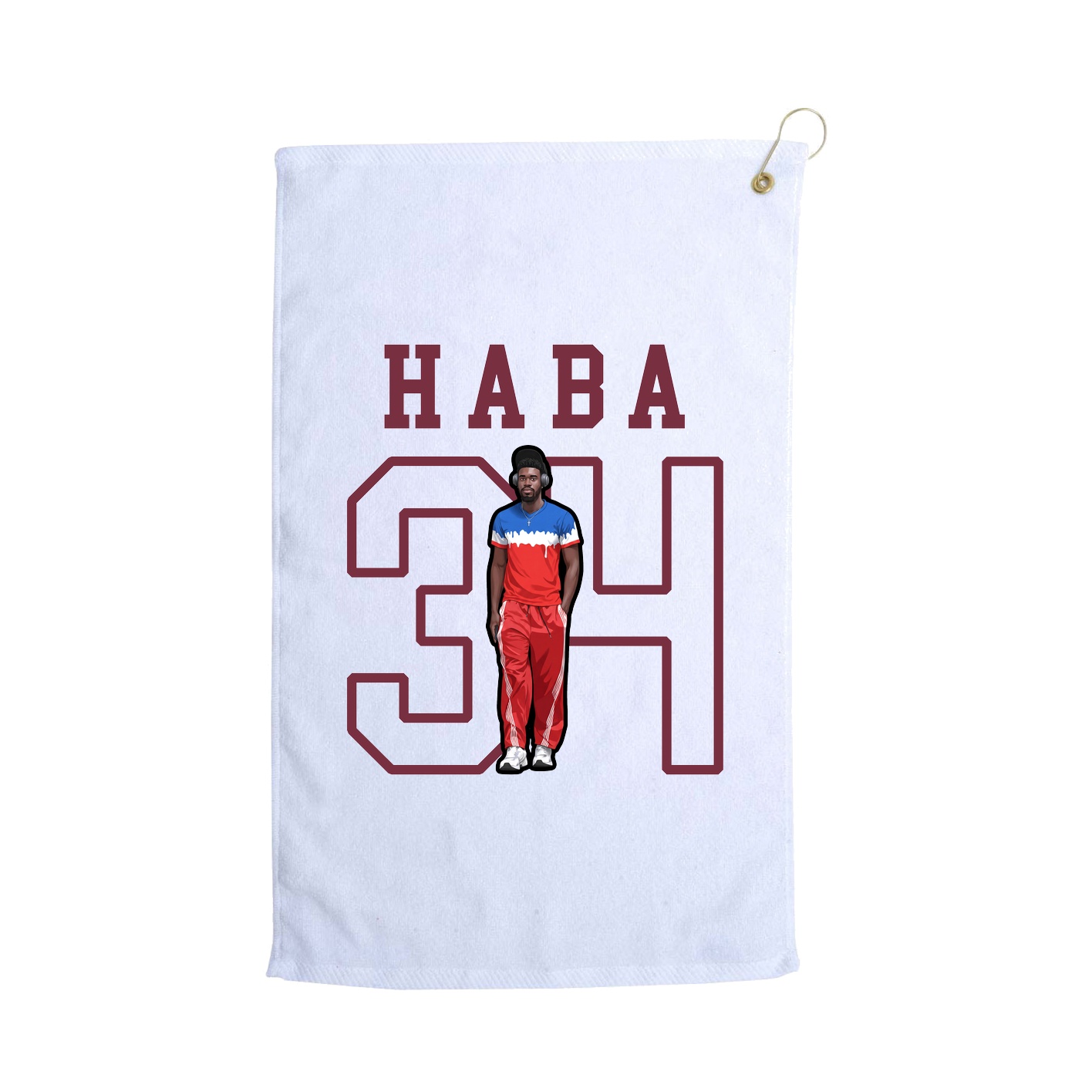 Golf Towel — Shirsey in White