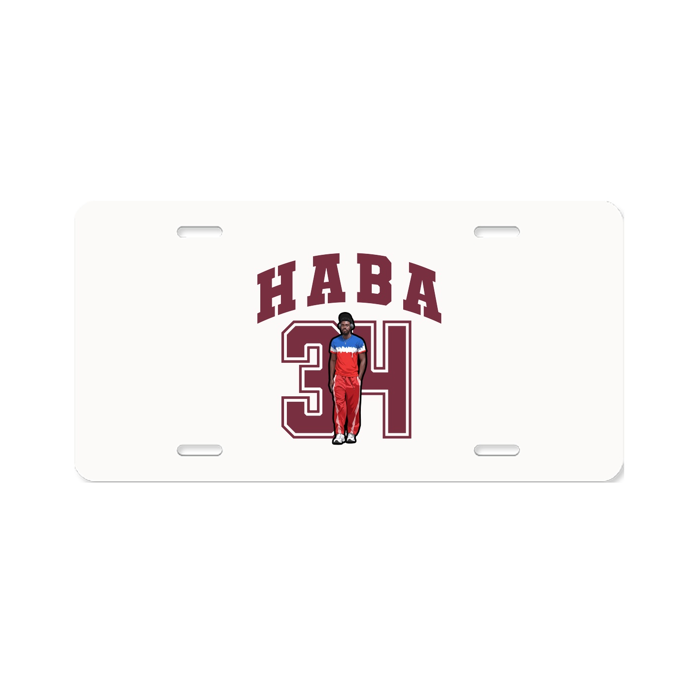 License Plate — Number in Classic