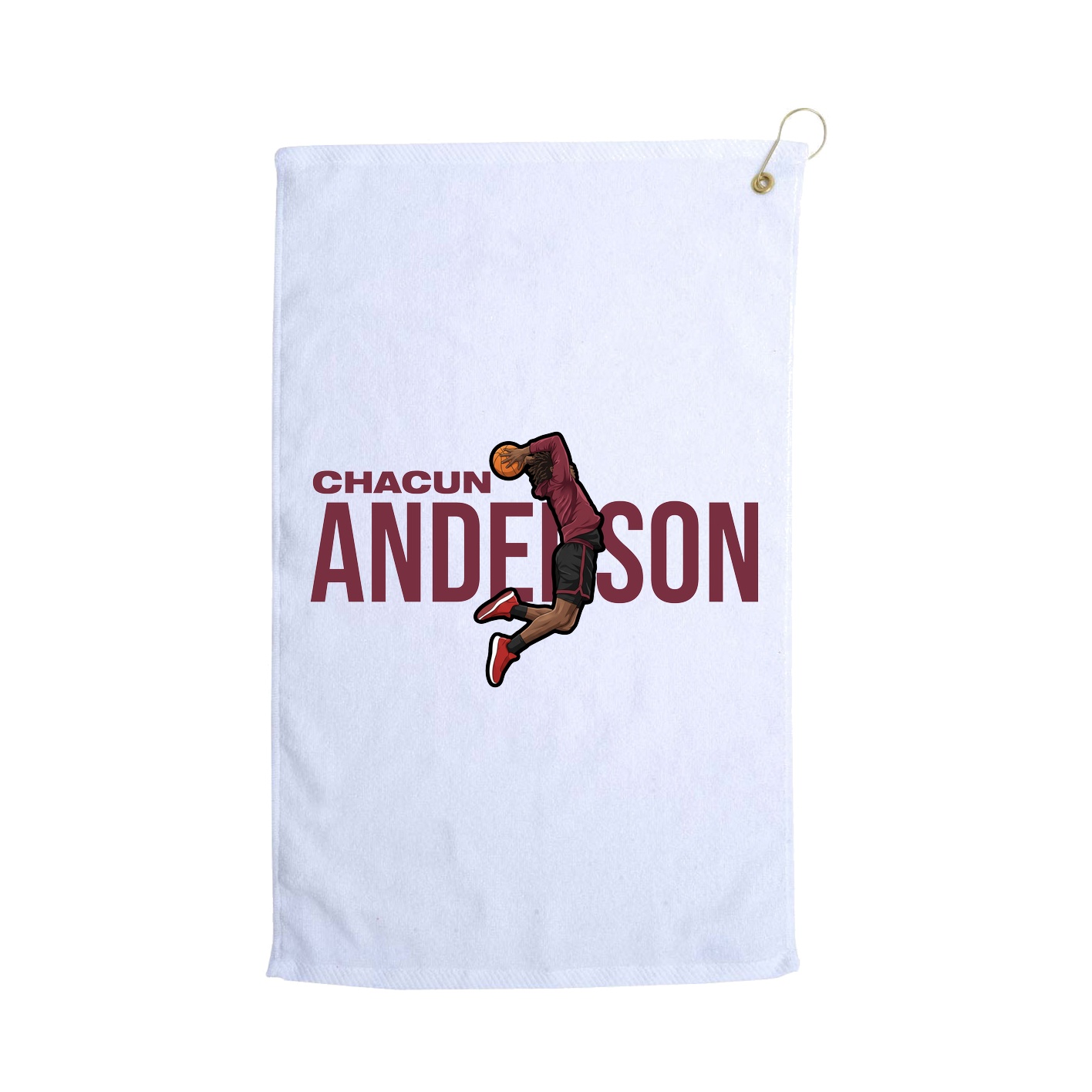 Golf Towel — Player Name in White