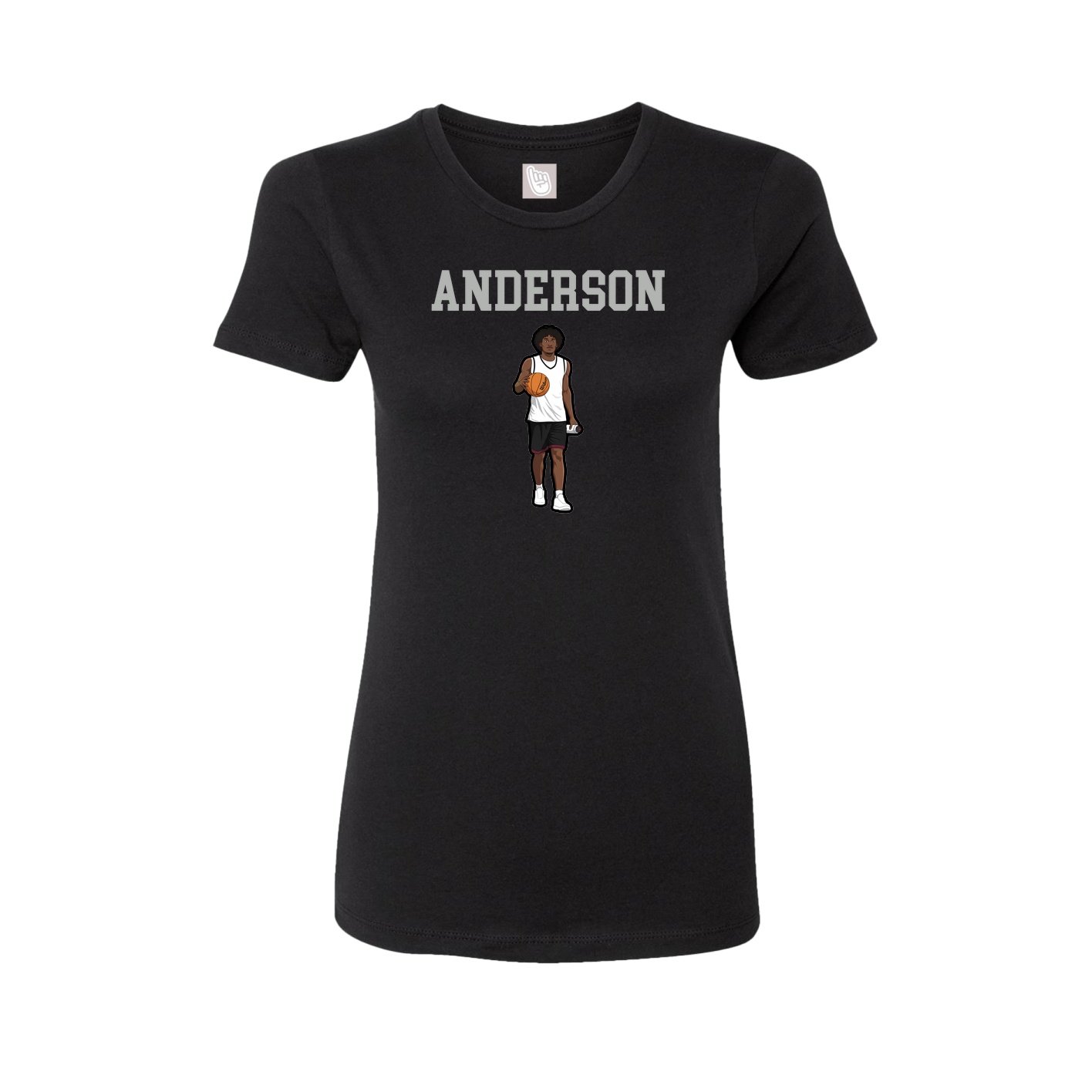 Fitted Women's Tee — Shirsey in Black