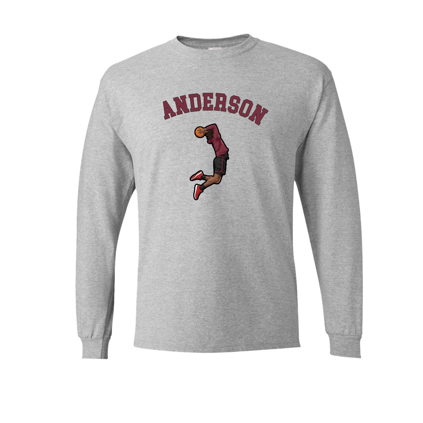 Long Sleeve Tee — Shirsey Arch in Grey