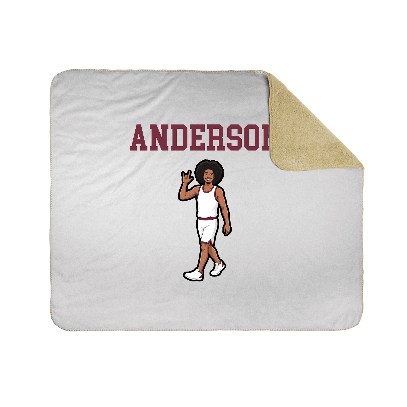 Throw Blanket — Shirsey in White