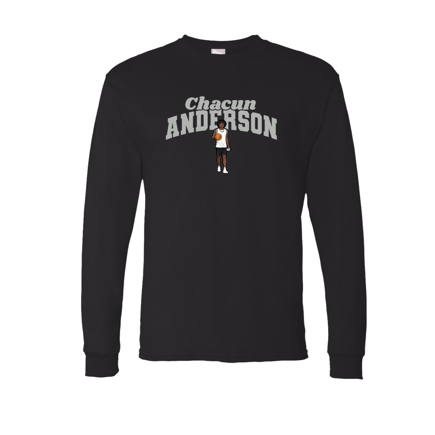 Long Sleeve Tee — Signature Arch in Black