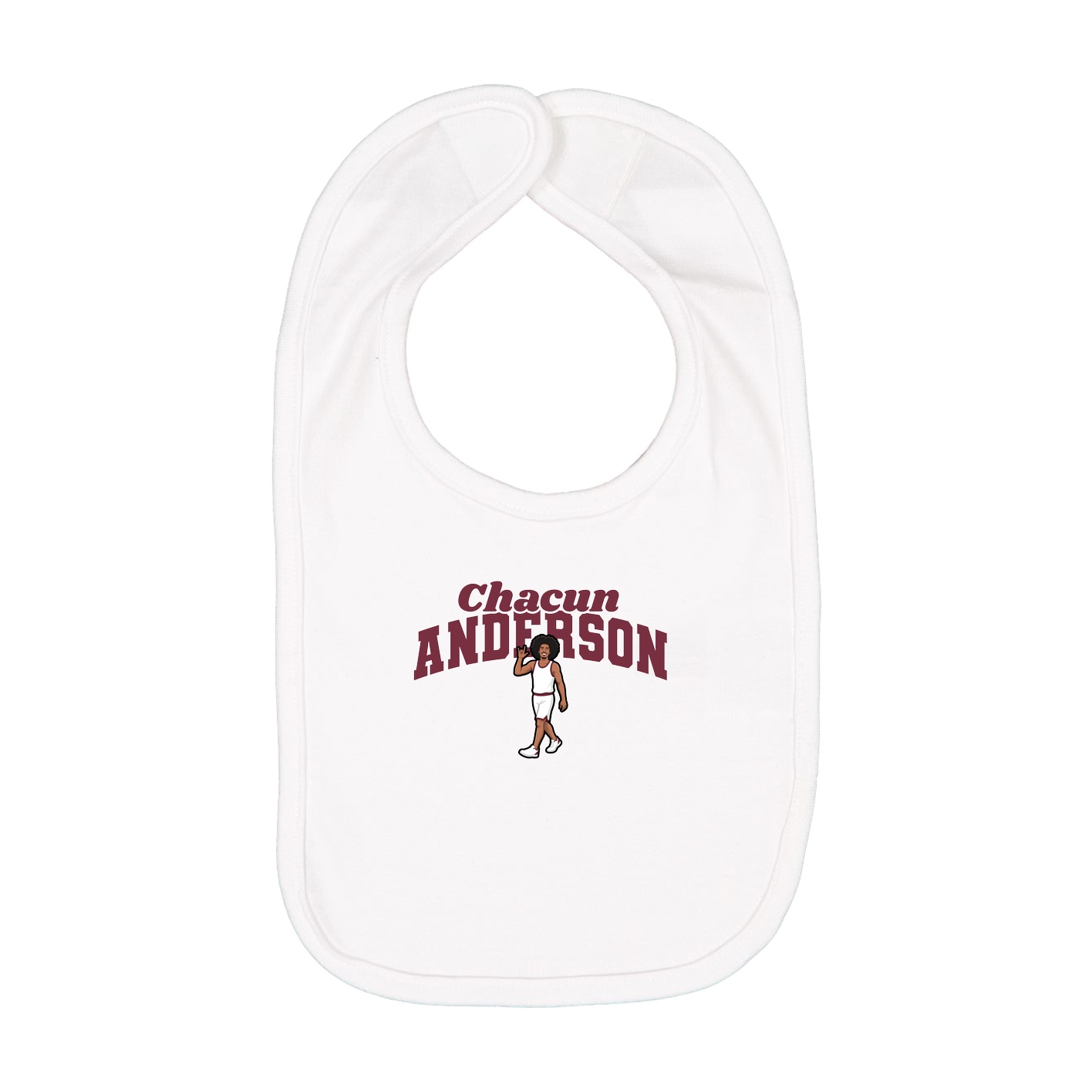 Infant Bib — Signature Arch in White