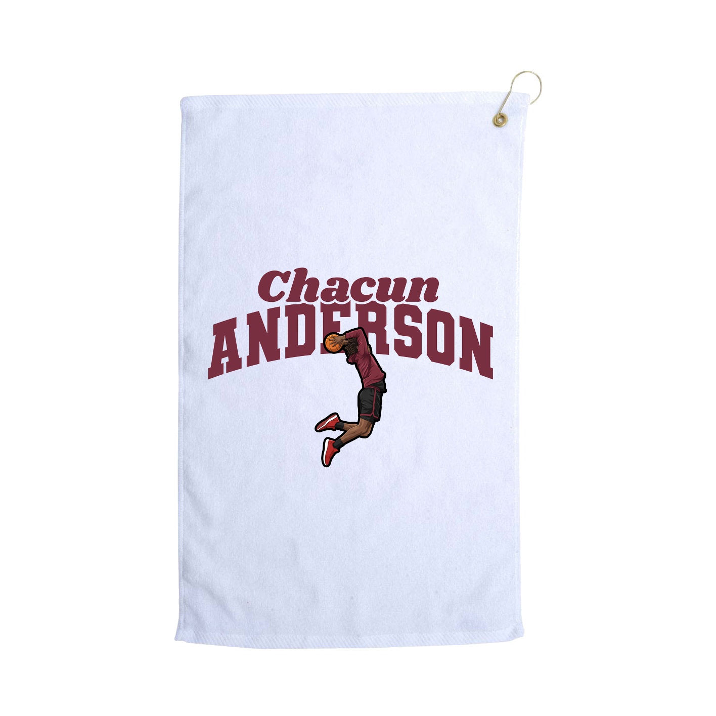 Golf Towel — Signature Arch in White