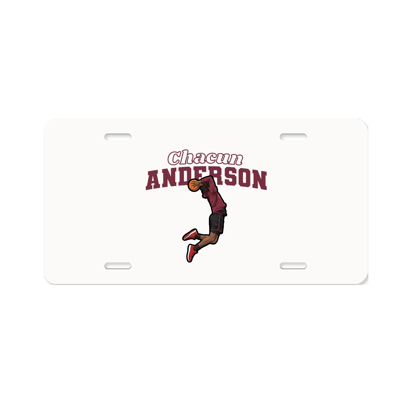 License Plate — Name Arch in Classic