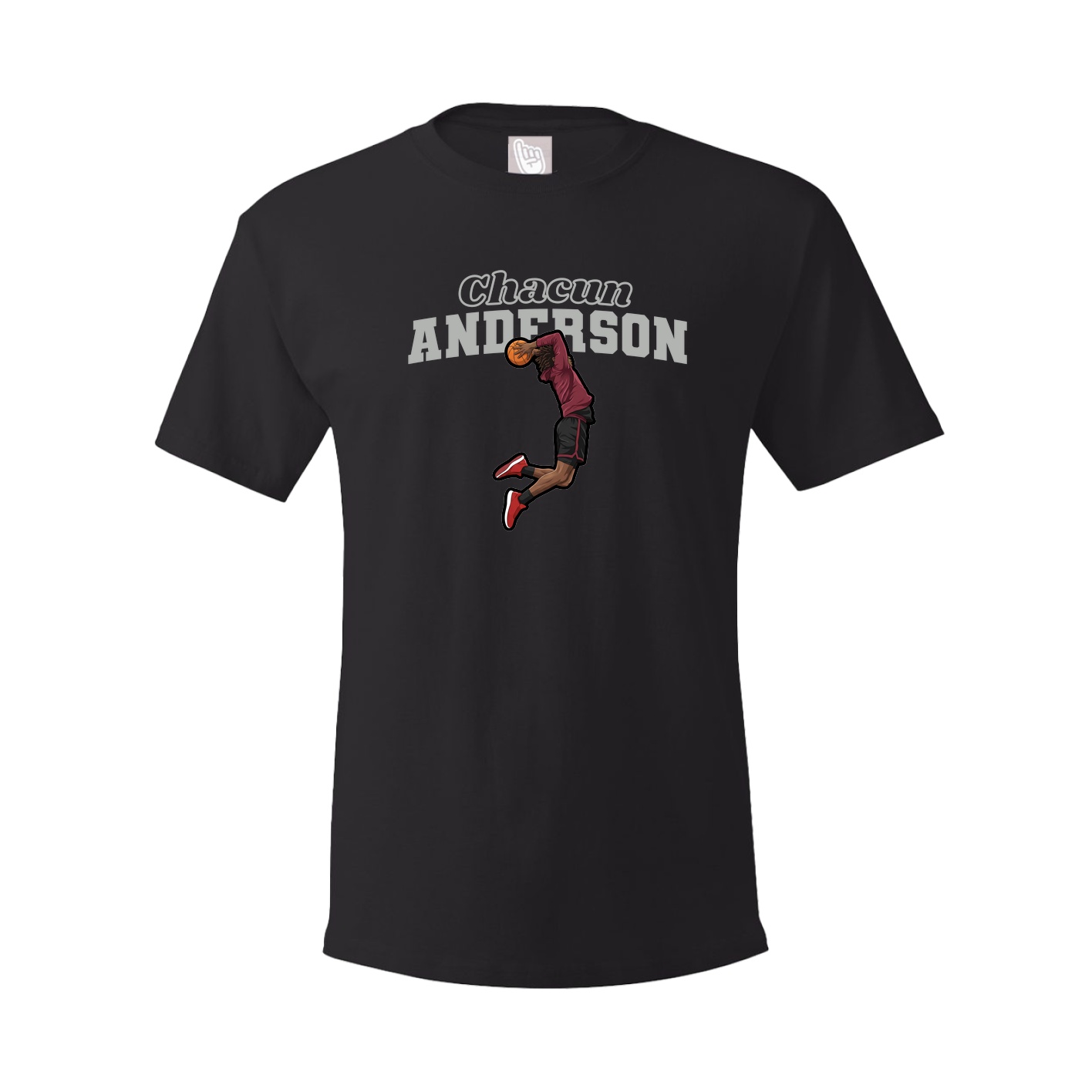 Youth Tee — Name Arch in Black