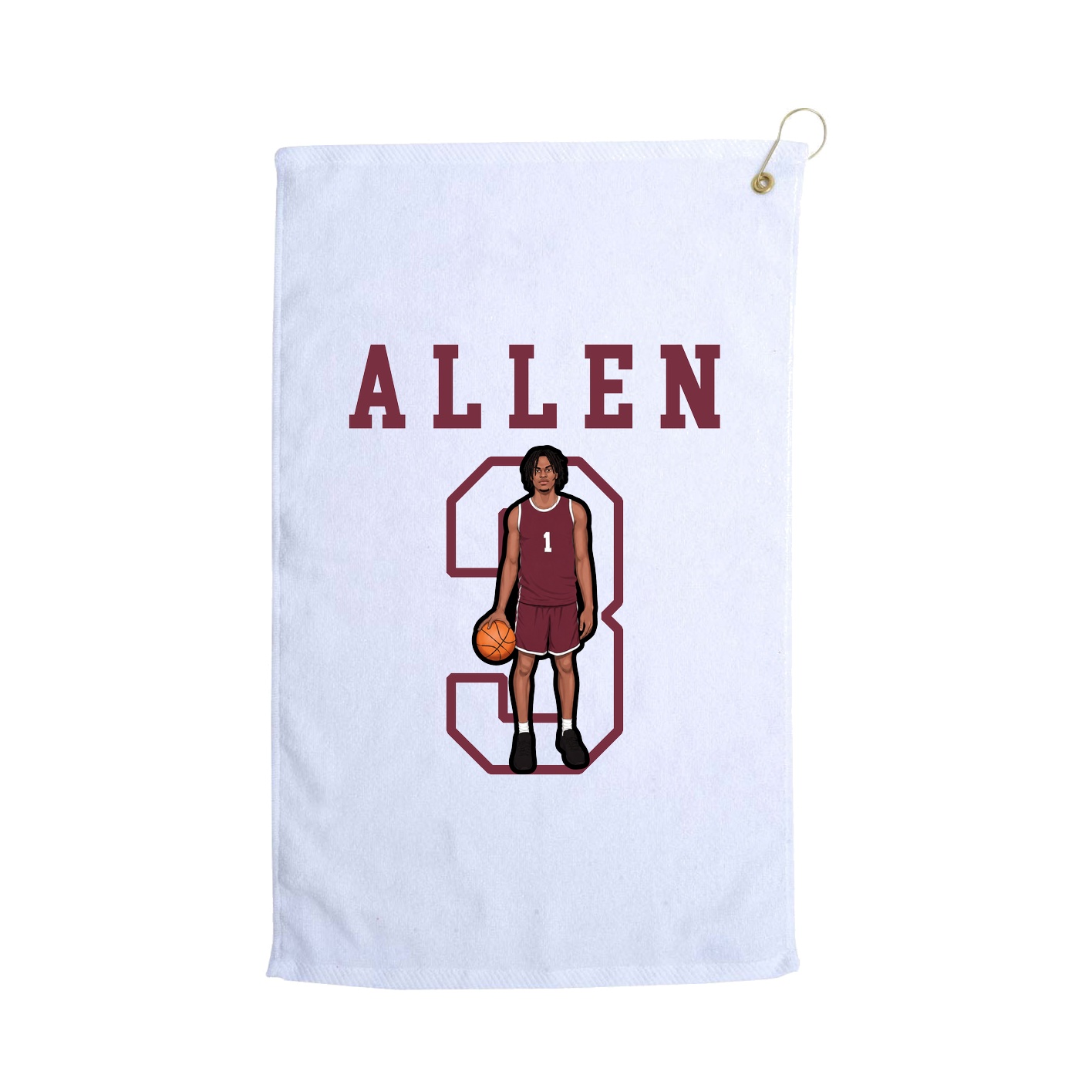 Golf Towel — Shirsey in White
