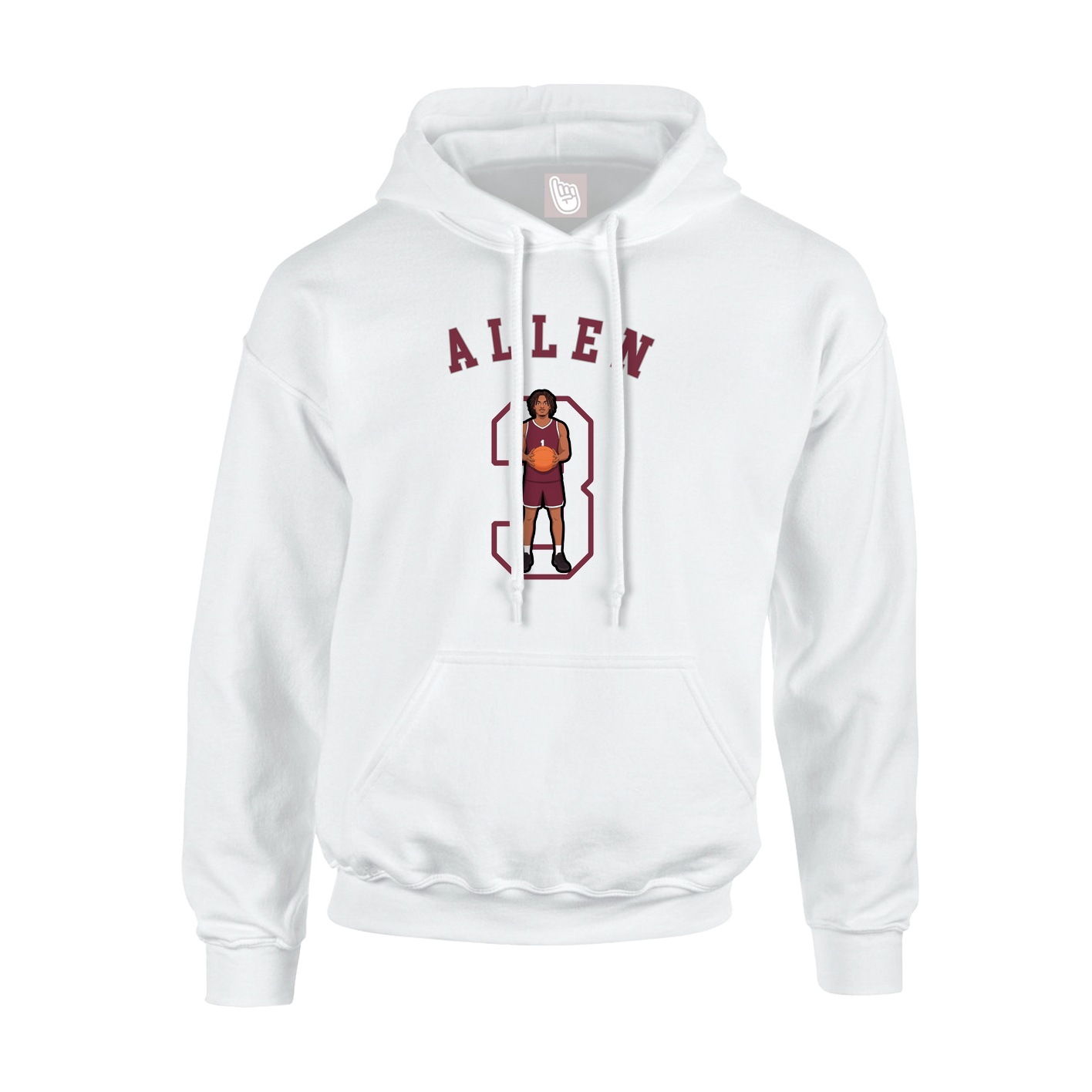 Hoodie — Shirsey Arch in White