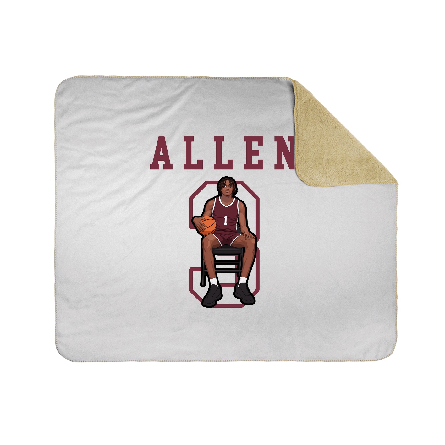 Throw Blanket — Shirsey in White