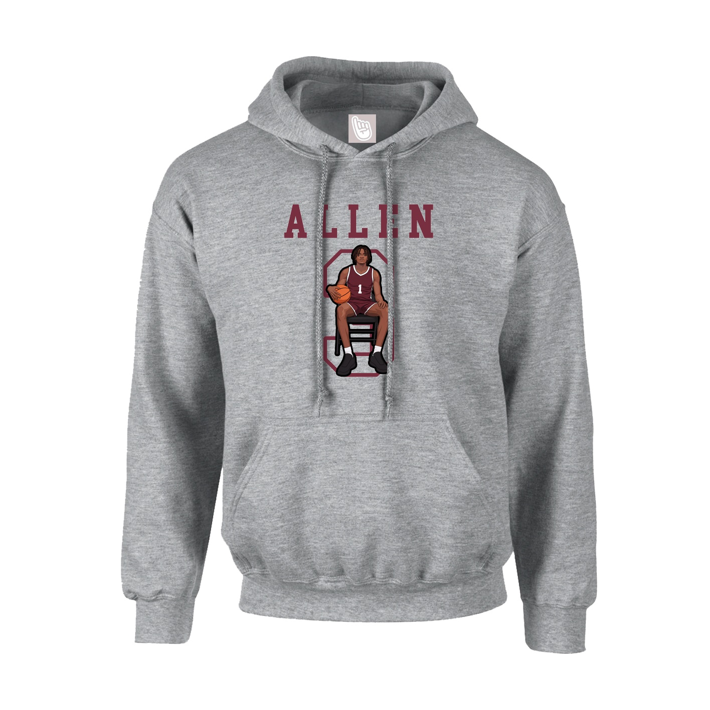 Hoodie — Shirsey in Grey