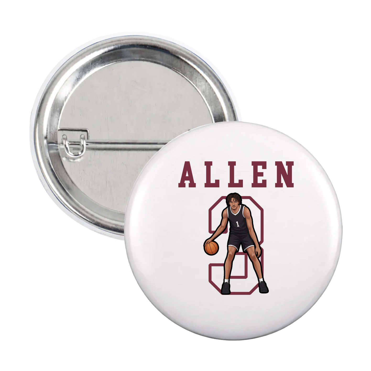 Game Day Button — Shirsey in White
