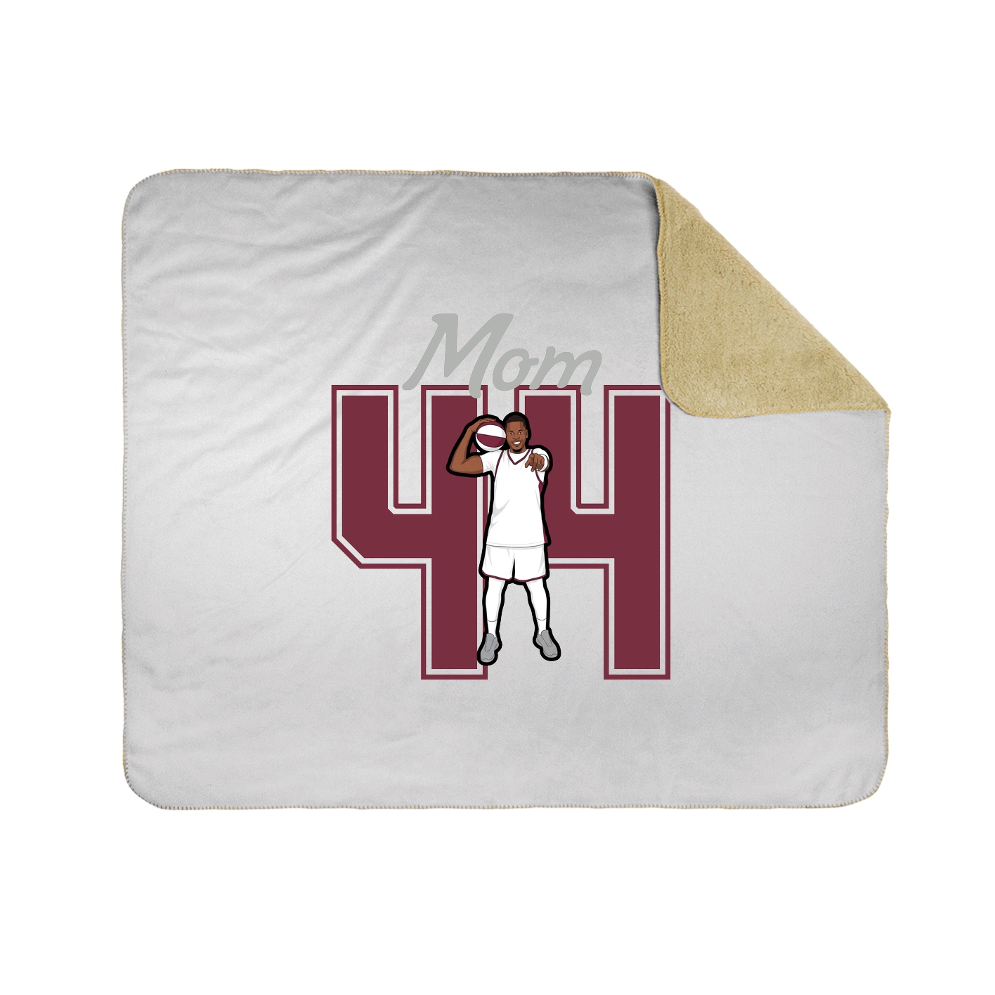 Throw Blanket — Mothers Day Shirsey in White