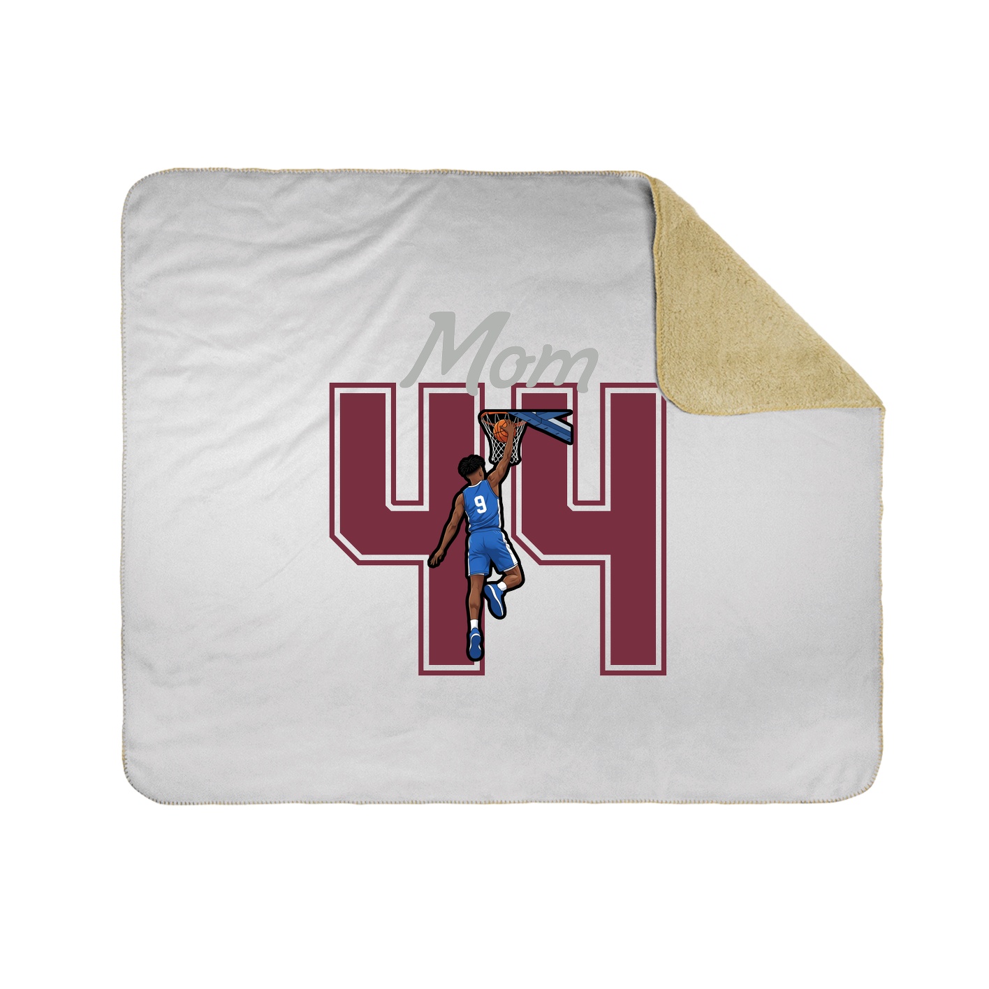 Throw Blanket — Mothers Day Shirsey in White