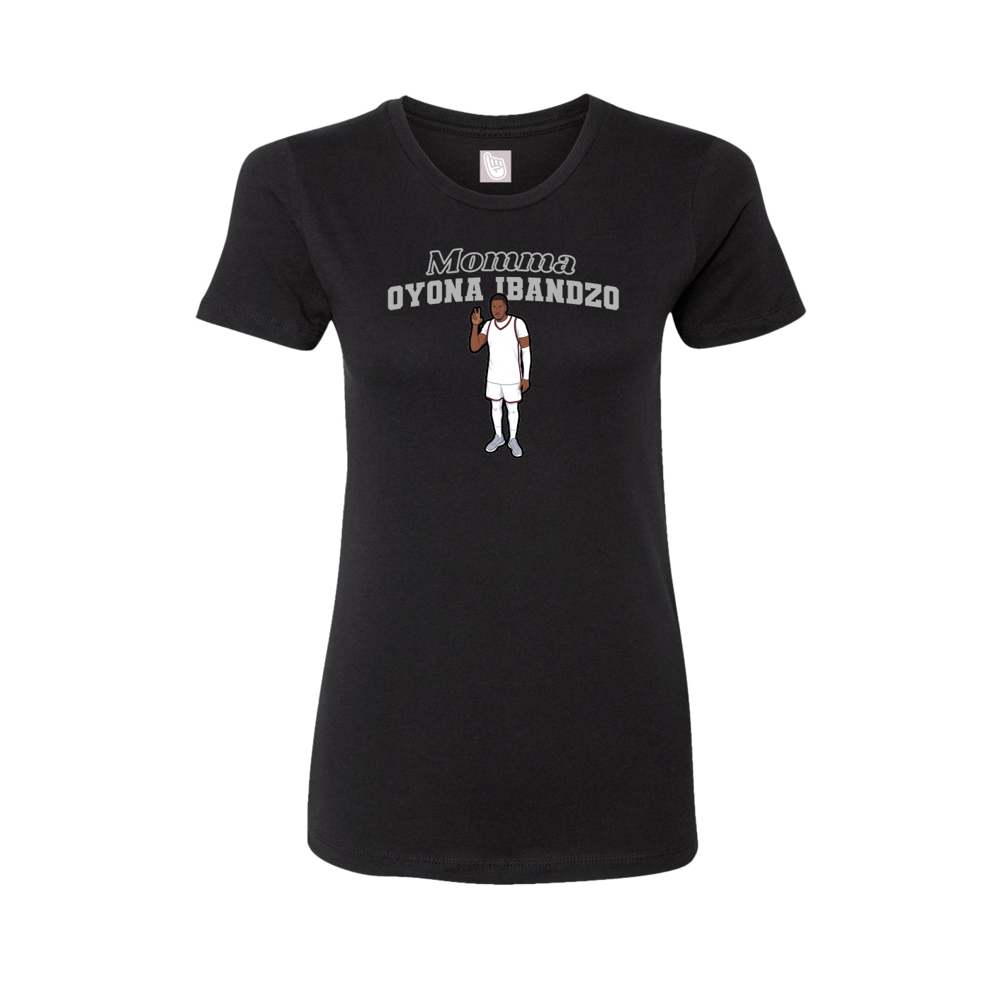 Womens Tee — Mothers Day Block in Black
