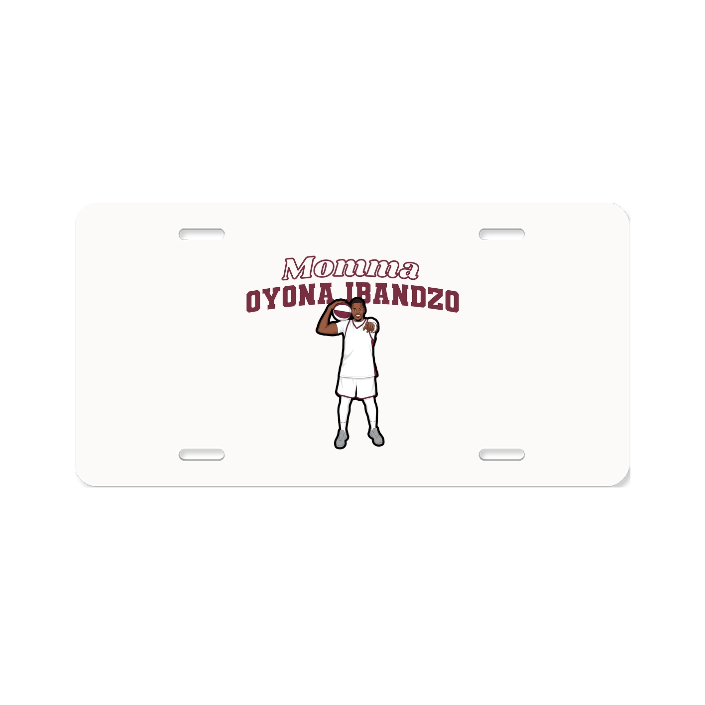 License Plate — Mothers Day Block in Classic