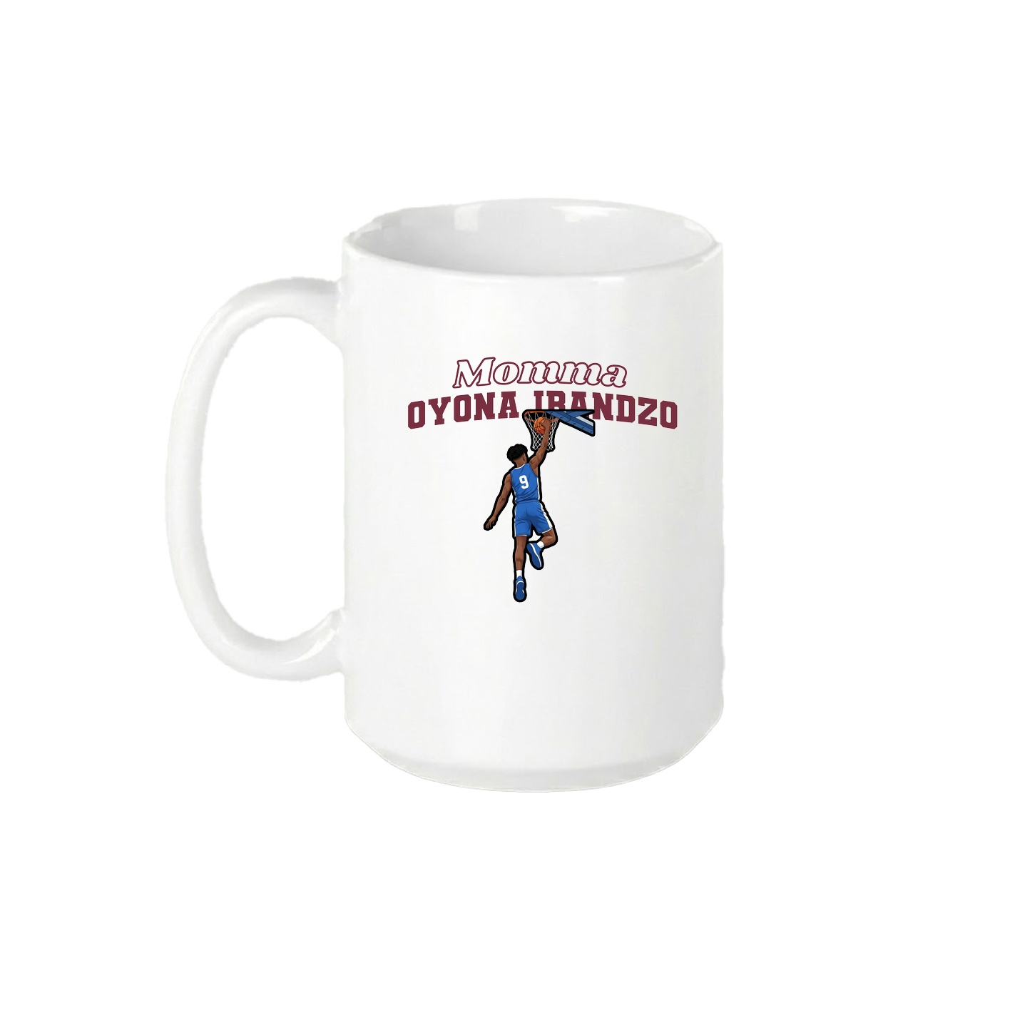 15oz Coffee Mug — Mothers Day Block in White