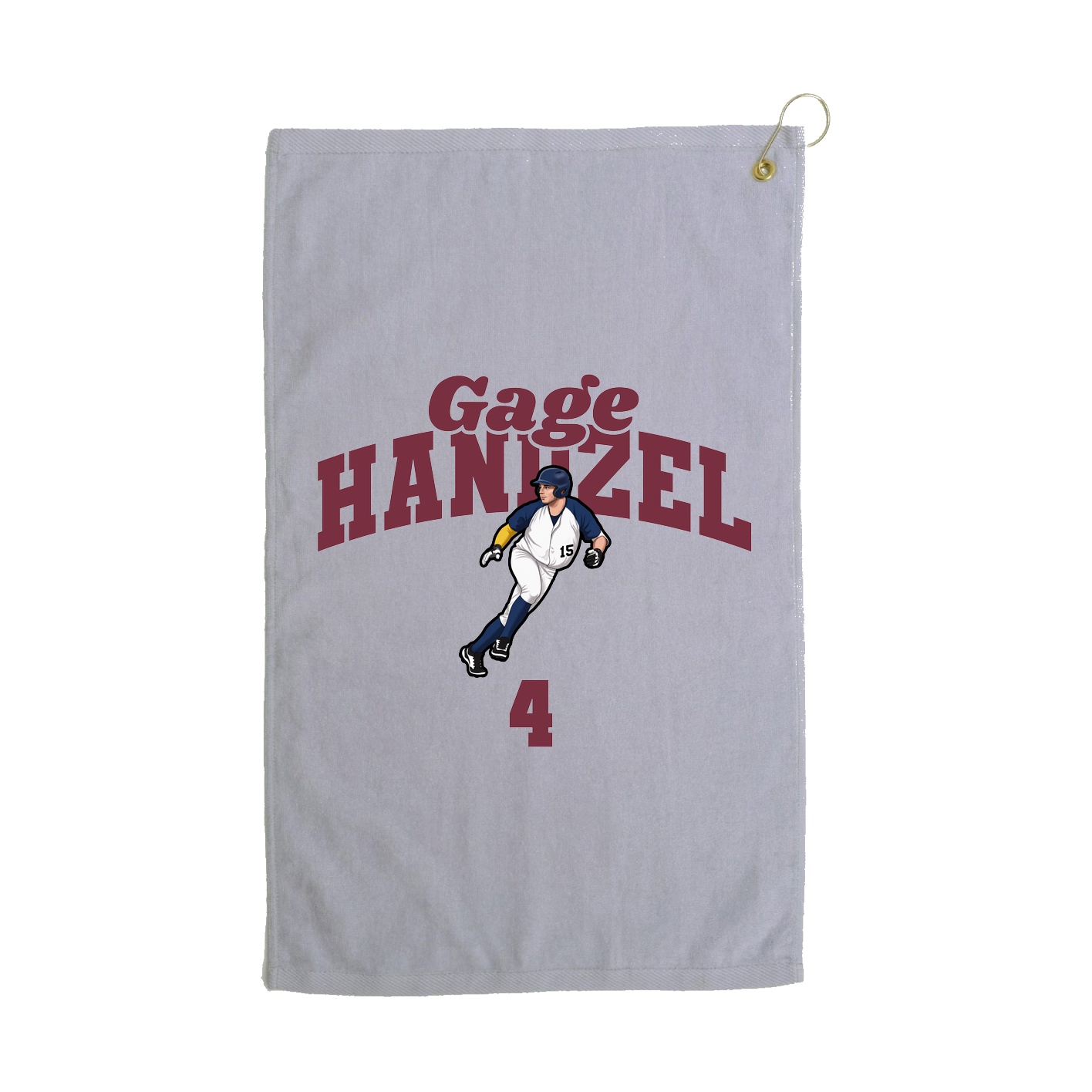 Golf Towel — Signature Arch in Grey