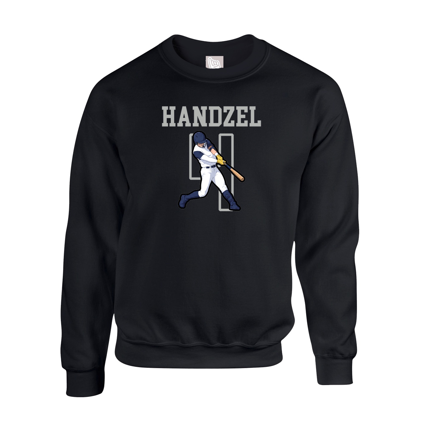 Fleece Crew — Shirsey in Black