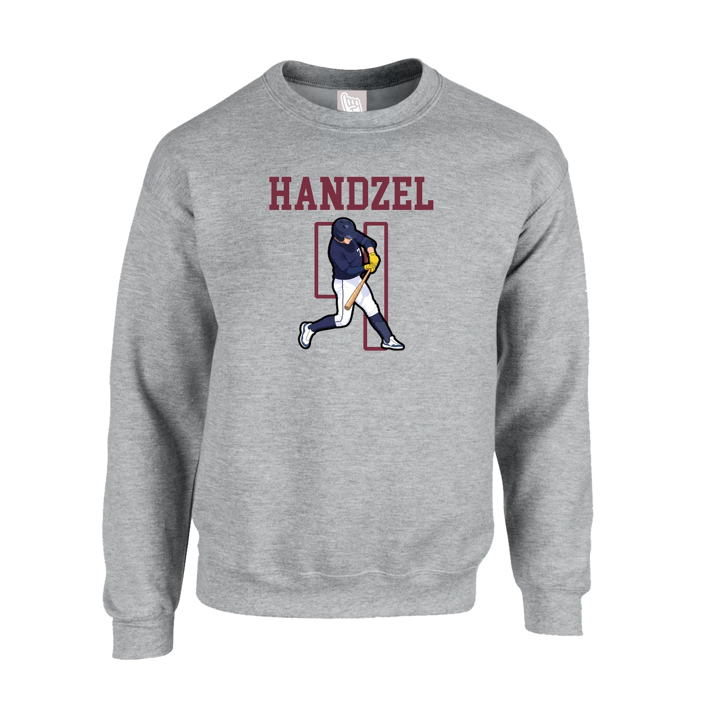 Fleece Crew — Shirsey in Grey