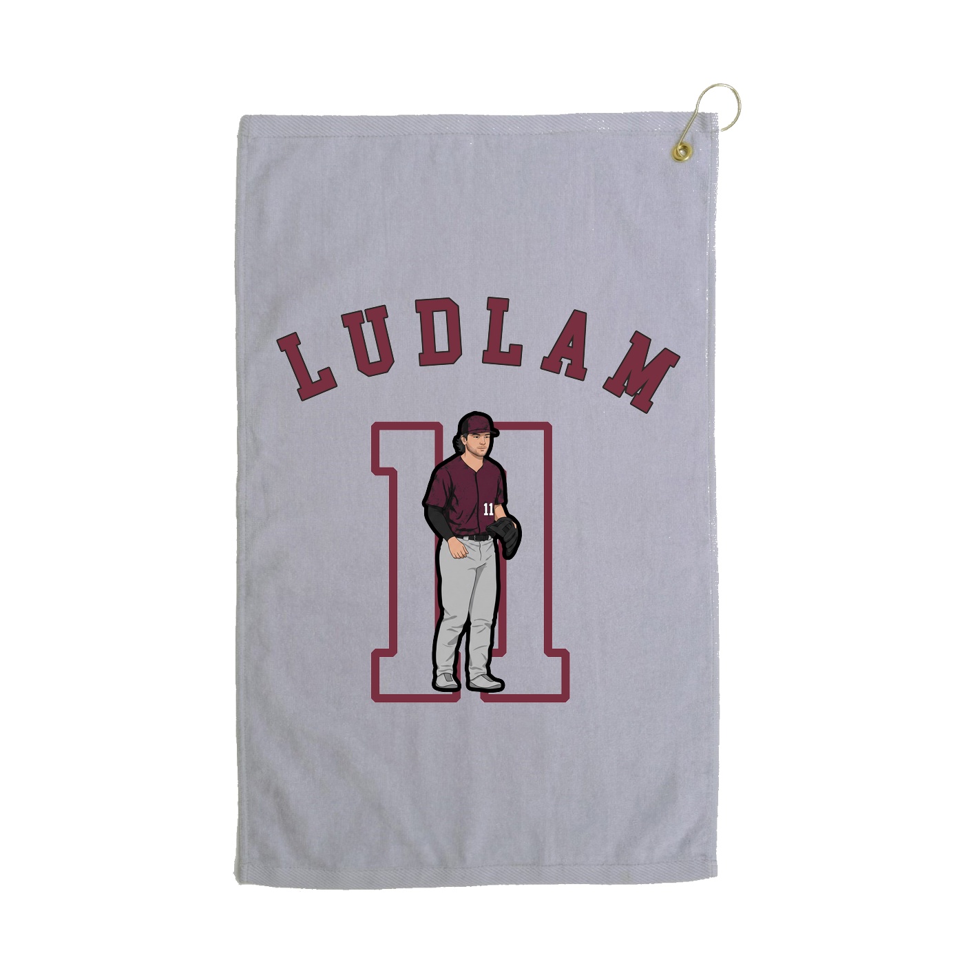Golf Towel — Shirsey Arch in Grey