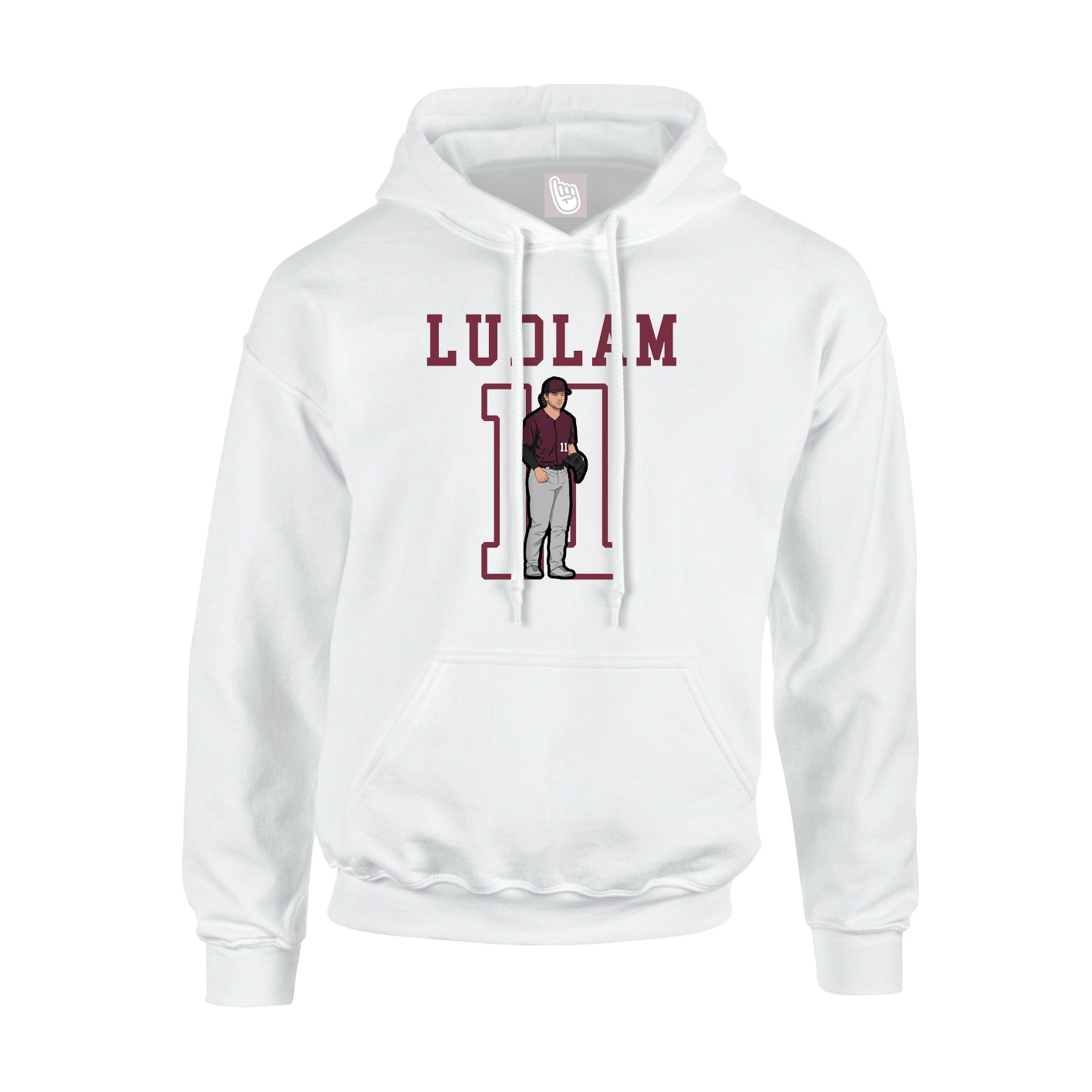 Youth Hoodie — Shirsey in White
