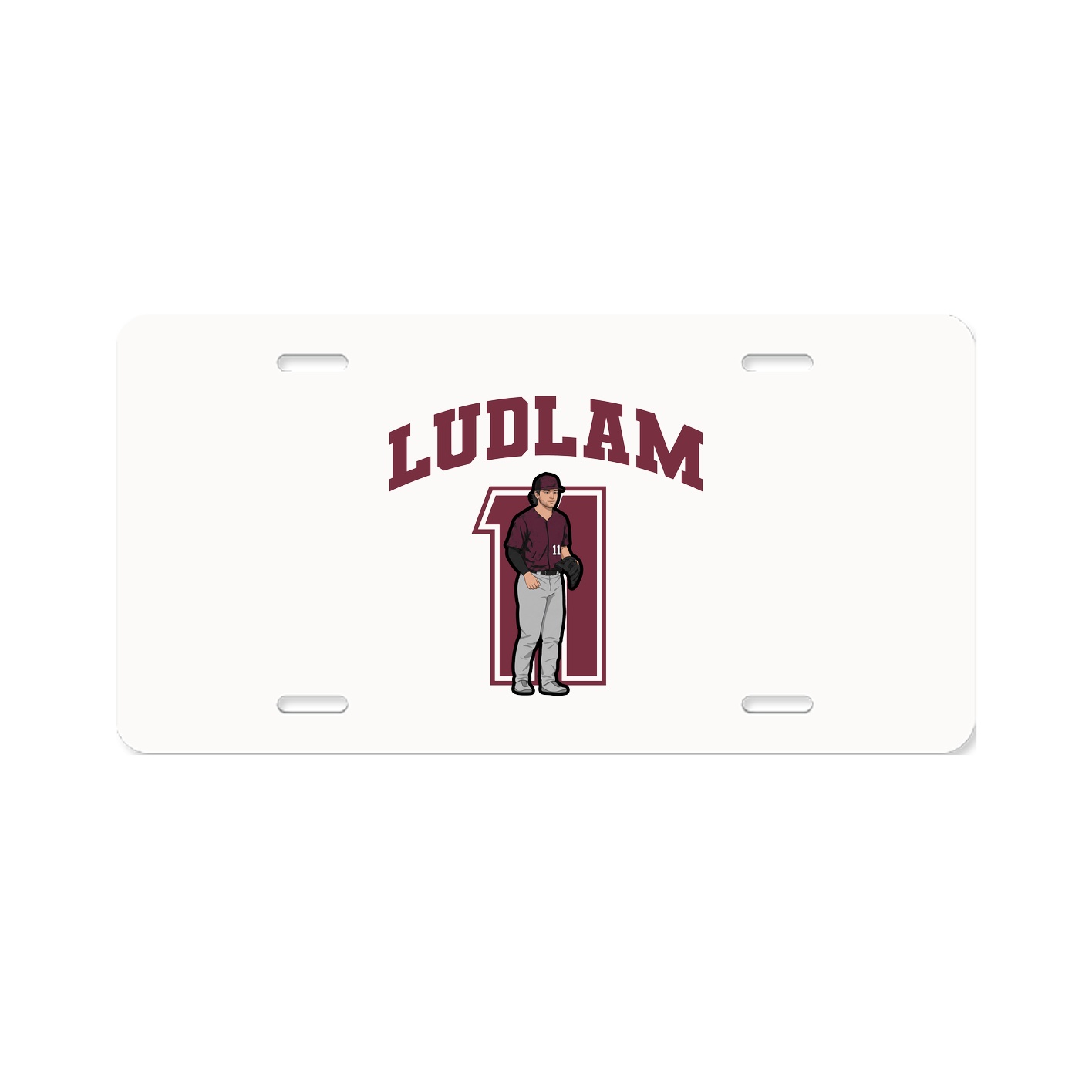 License Plate — Number in Classic