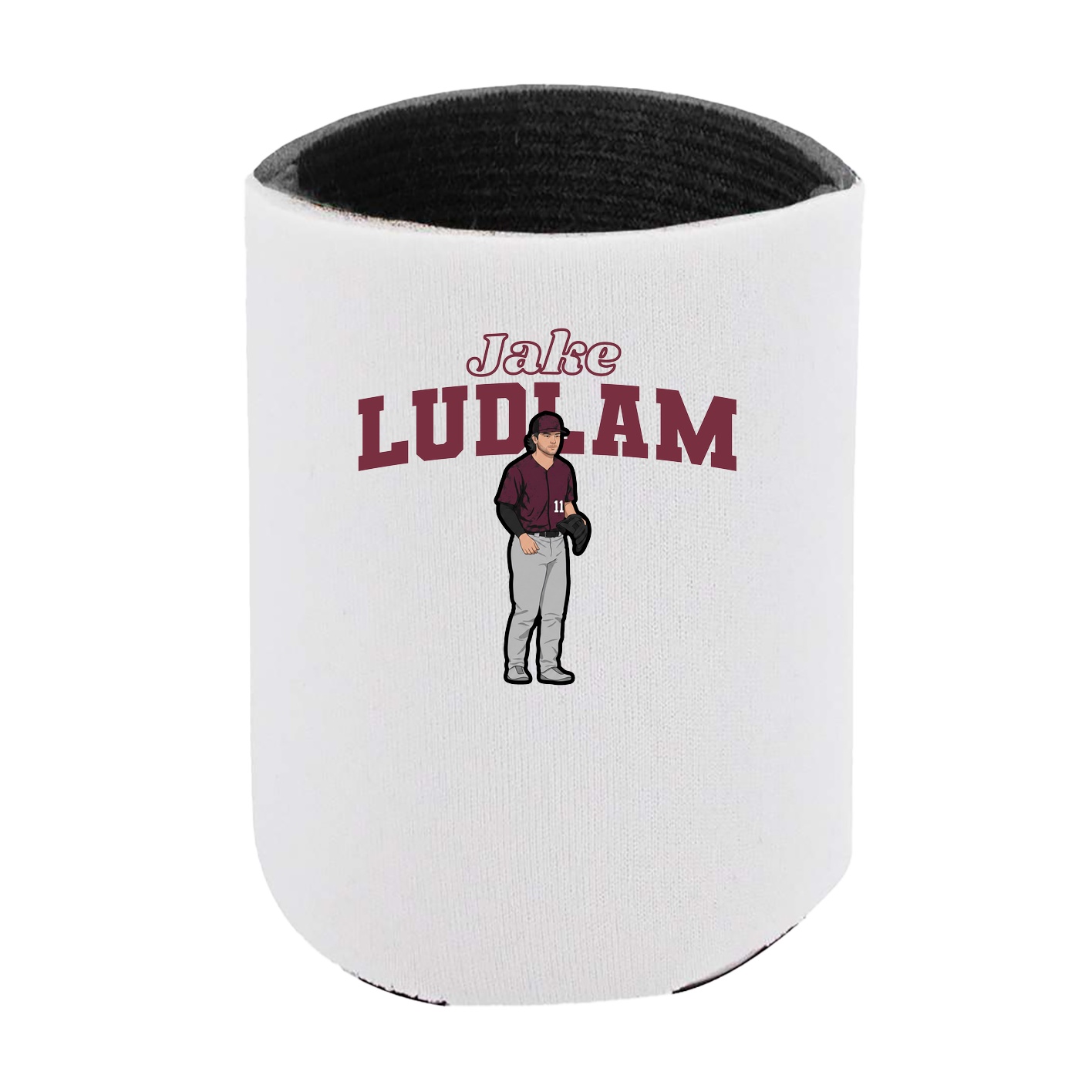 Can Holder — Name Arch in White