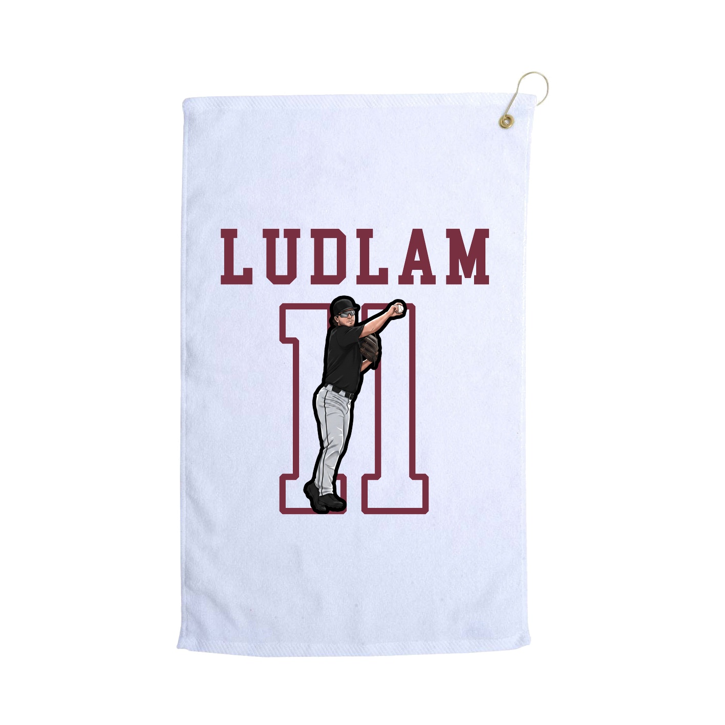 Golf Towel — Shirsey in White