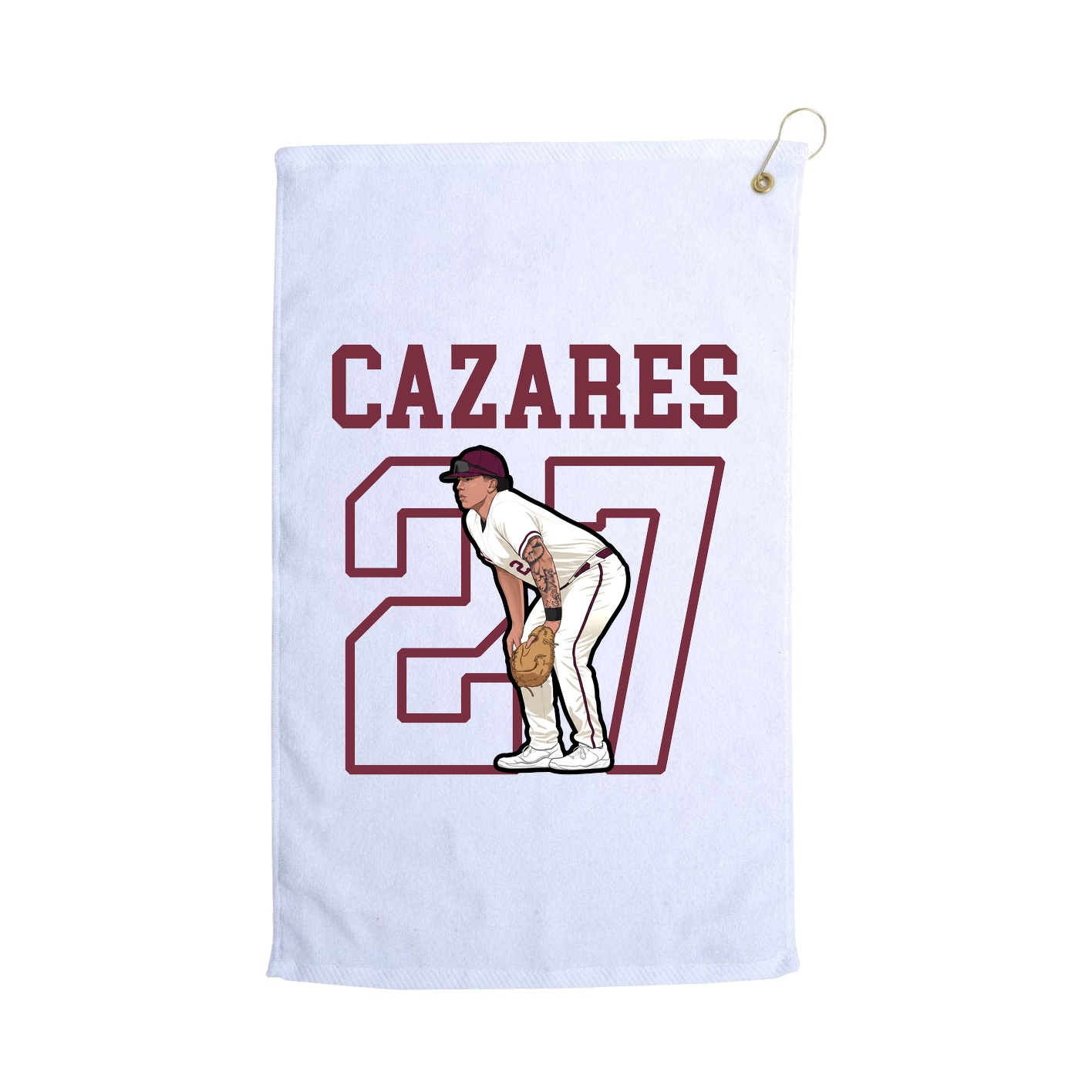 Golf Towel — Shirsey in White