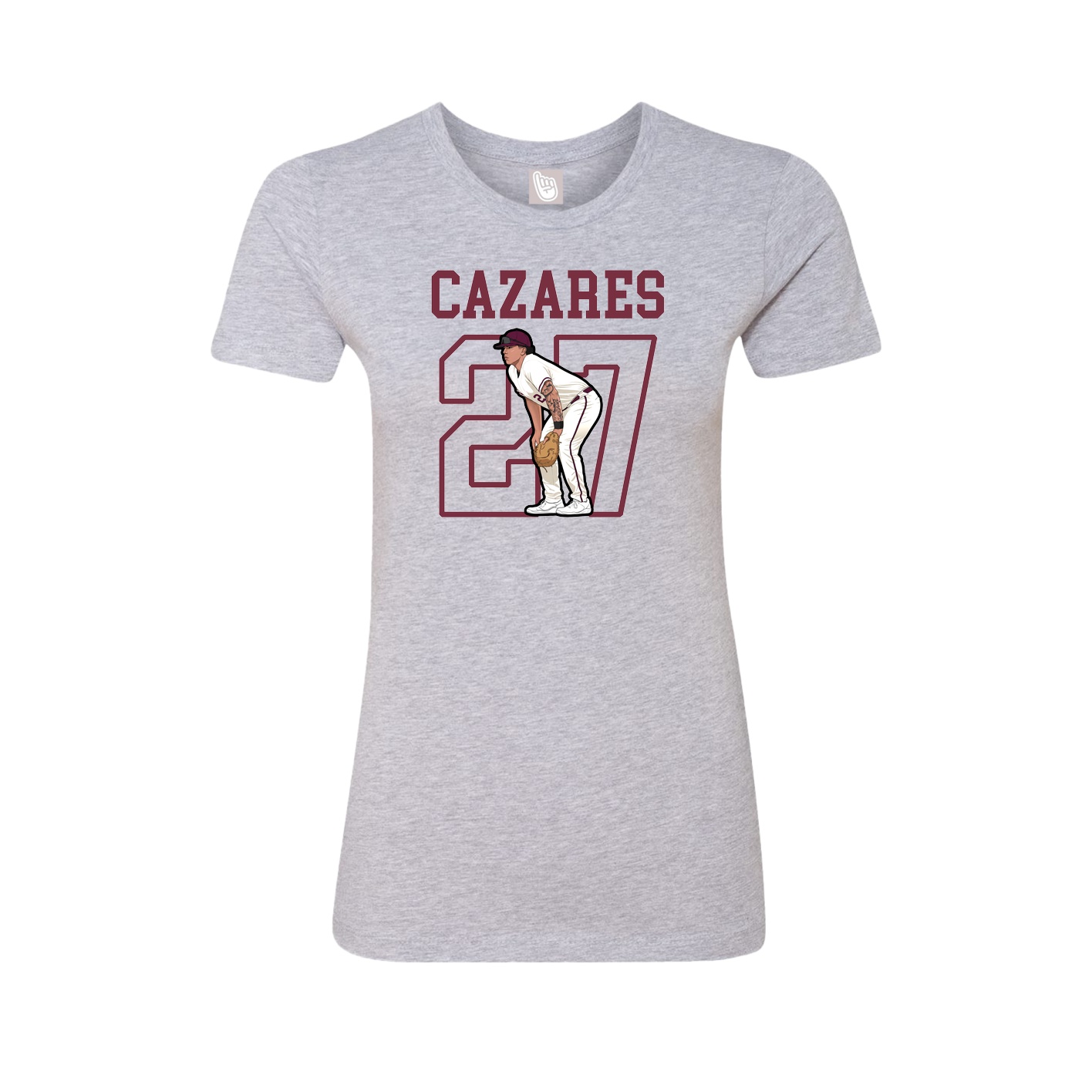 Fitted Women's Tee — Shirsey in Grey