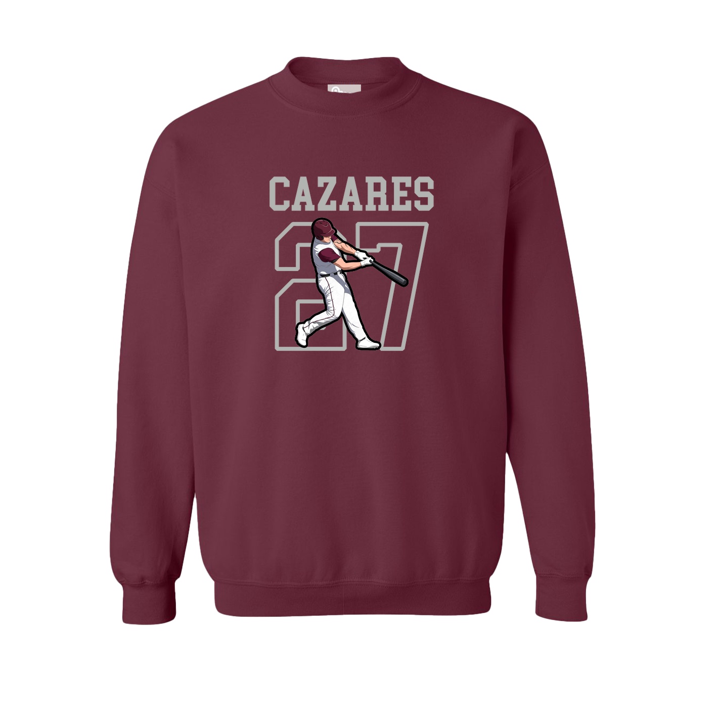 Fleece Crew — Shirsey in Maroon