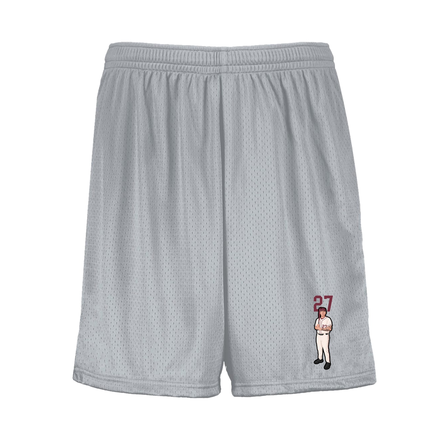 Shorts — Number Top in Silver