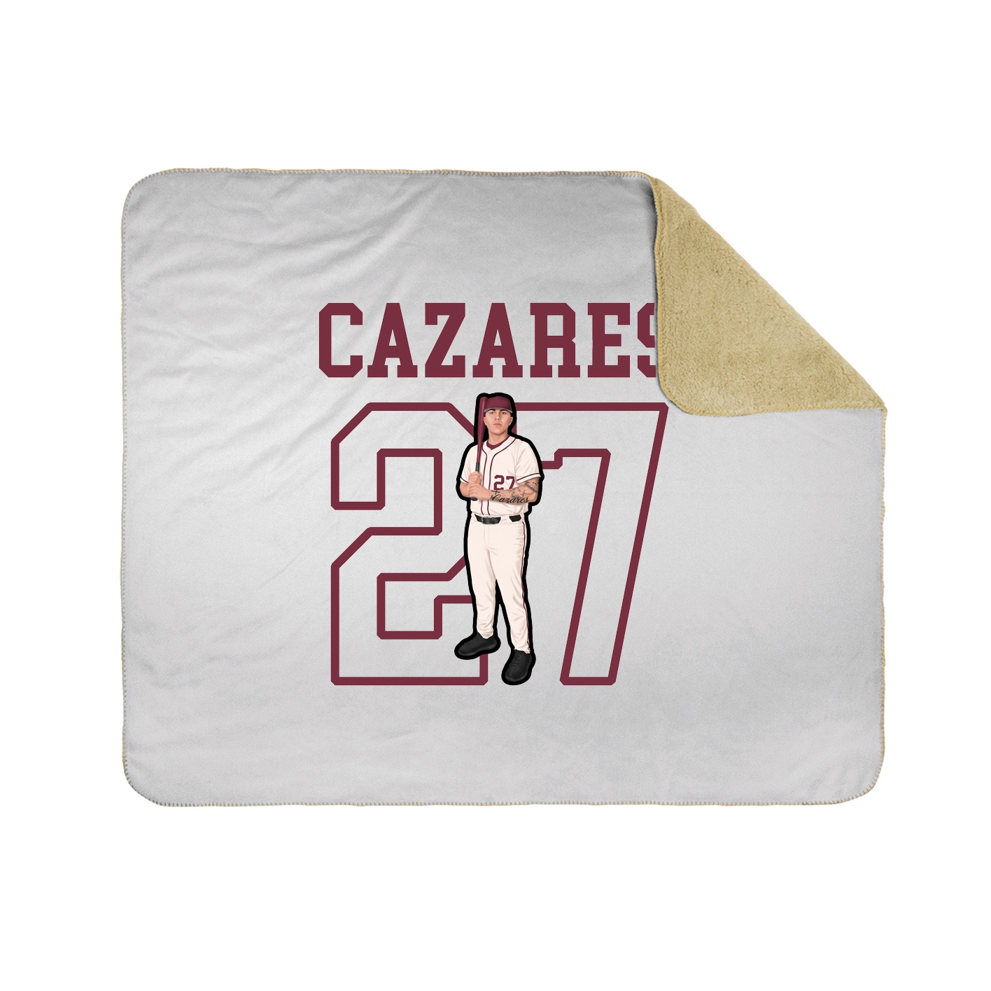 Throw Blanket — Shirsey in White