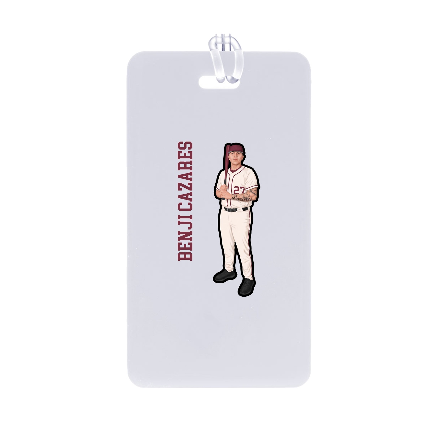 Bag Tag — Name Vertical in Classic