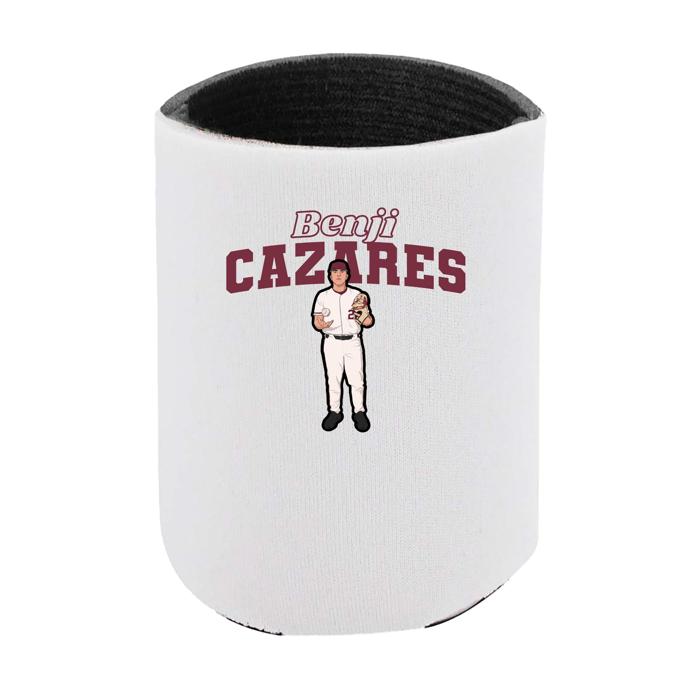 Can Holder — Name Arch in White