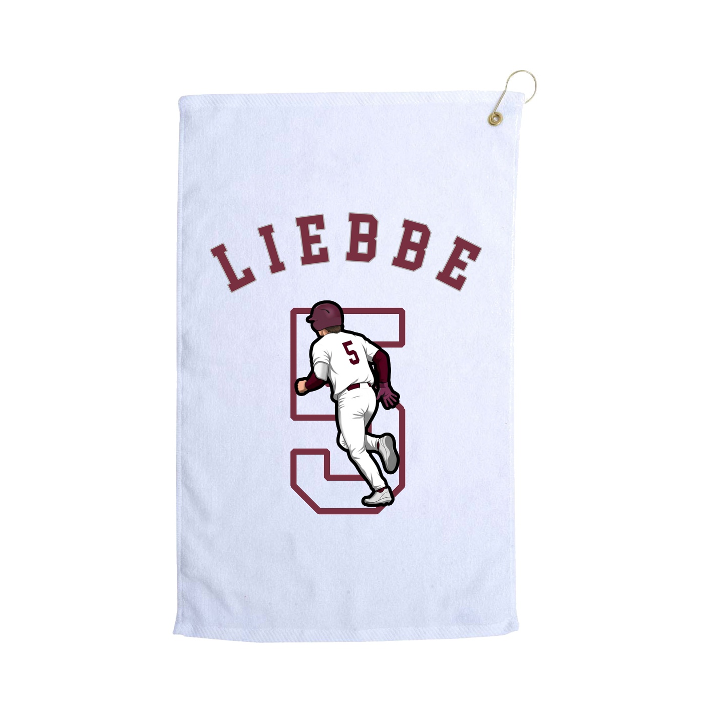Golf Towel — Shirsey Arch in White