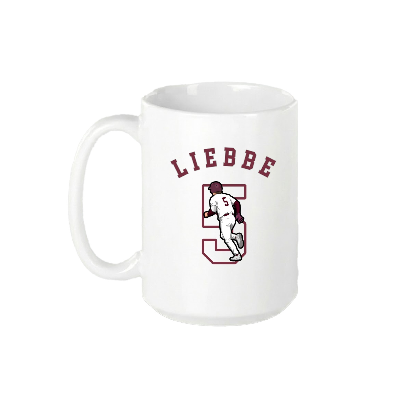 15oz Coffee Mug — Shirsey Arch in White