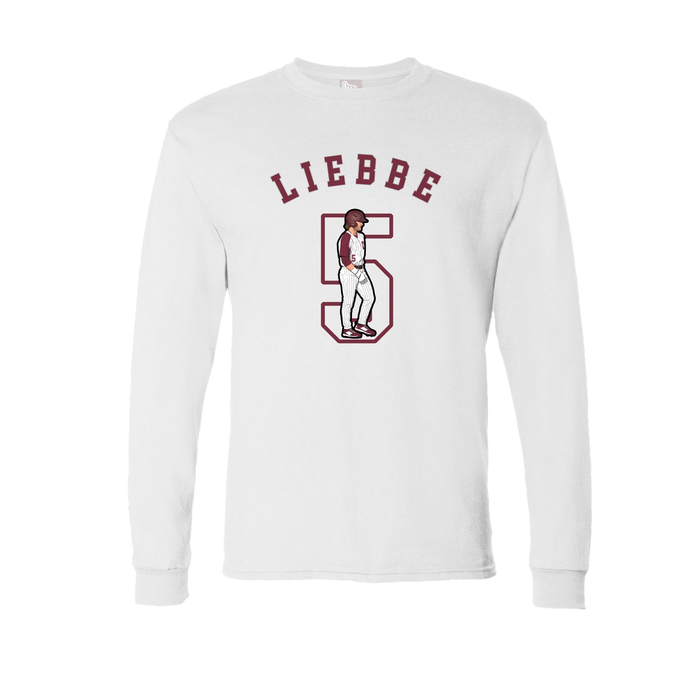 Long Sleeve Tee — Shirsey Arch in White