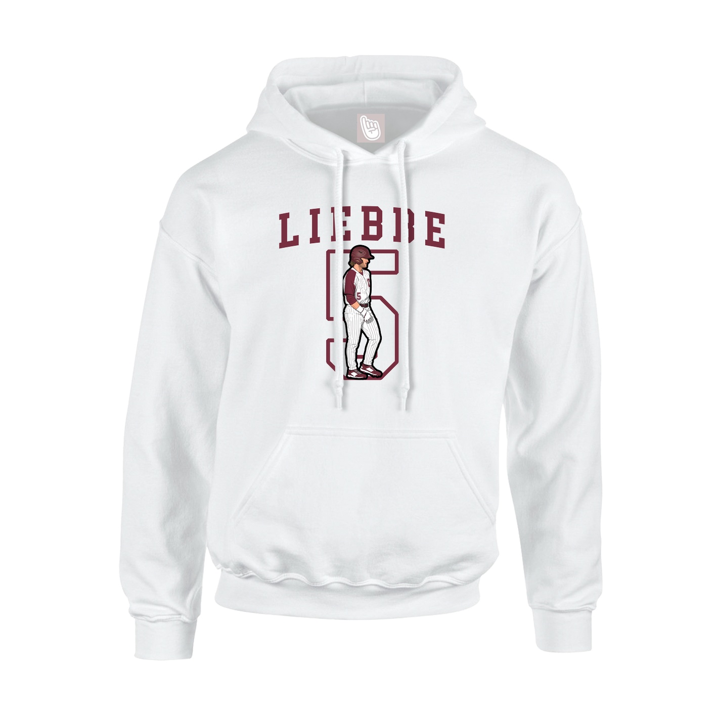 Hoodie — Shirsey in White
