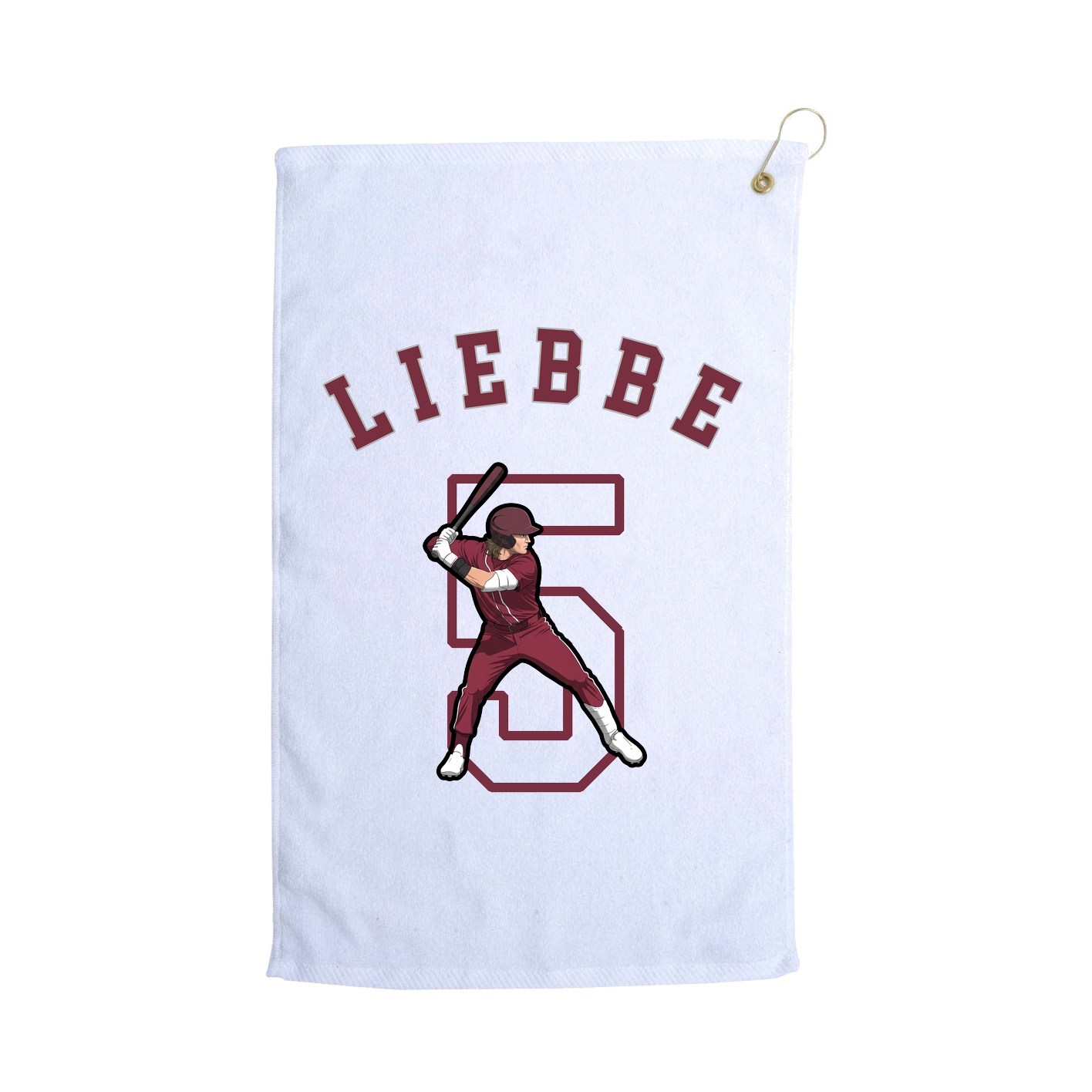 Golf Towel — Shirsey Arch in White