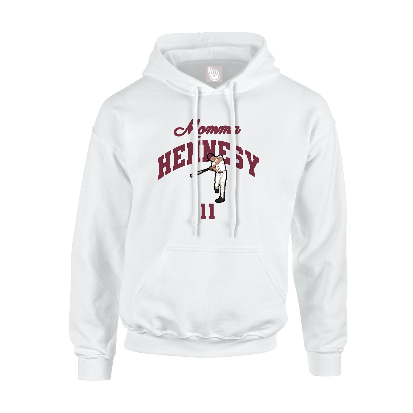 Youth Hoodie — Mothers Day Arch in White