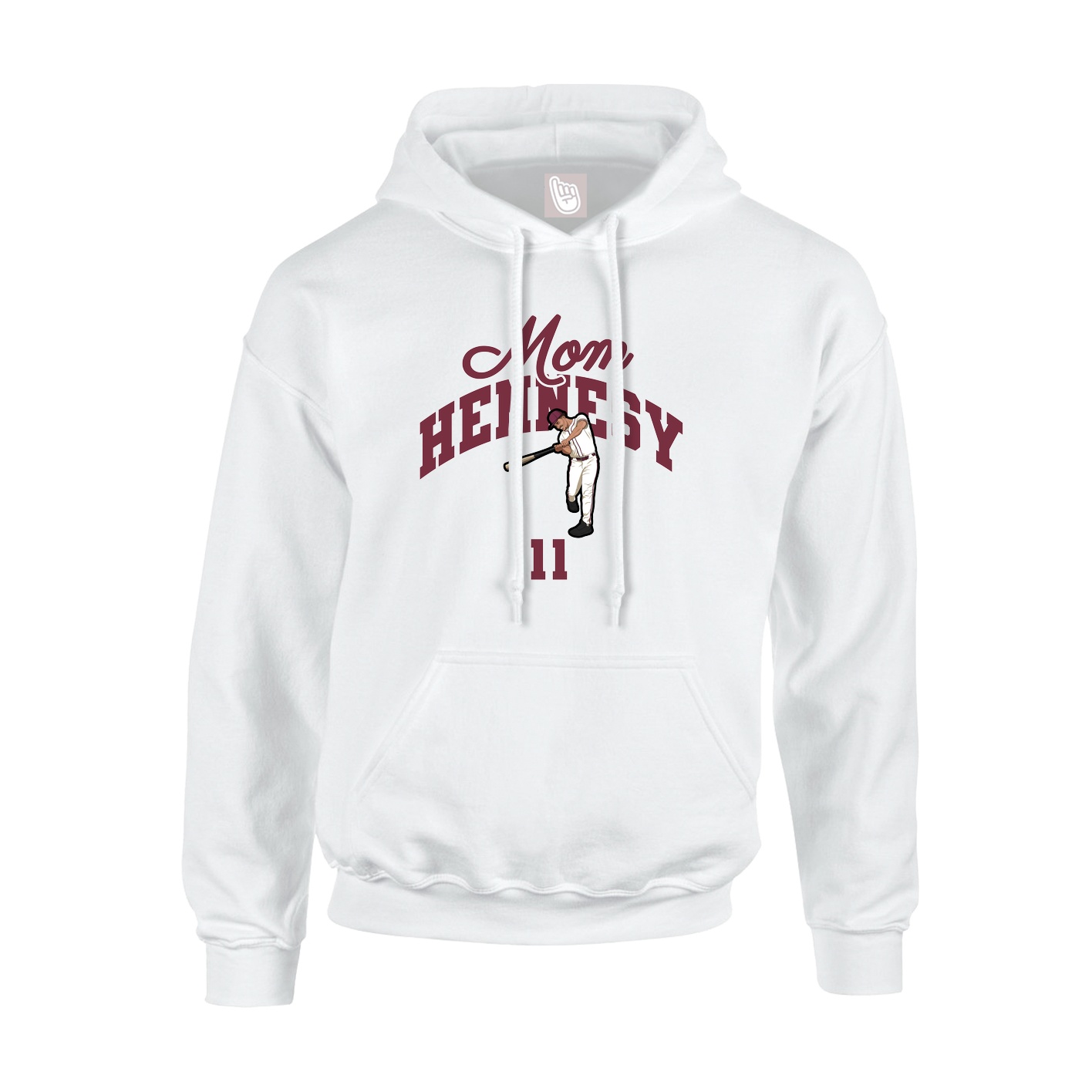 Hoodie — Mothers Day Arch in White