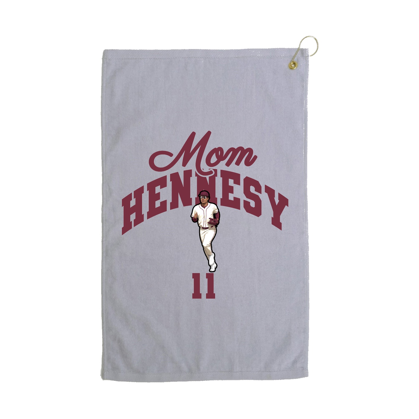 Golf Towel — Mothers Day Arch in Grey