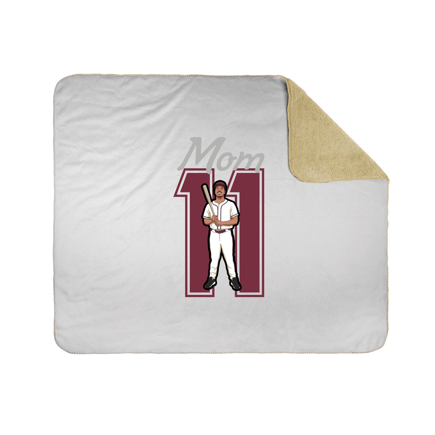 Throw Blanket — Mothers Day Shirsey in White