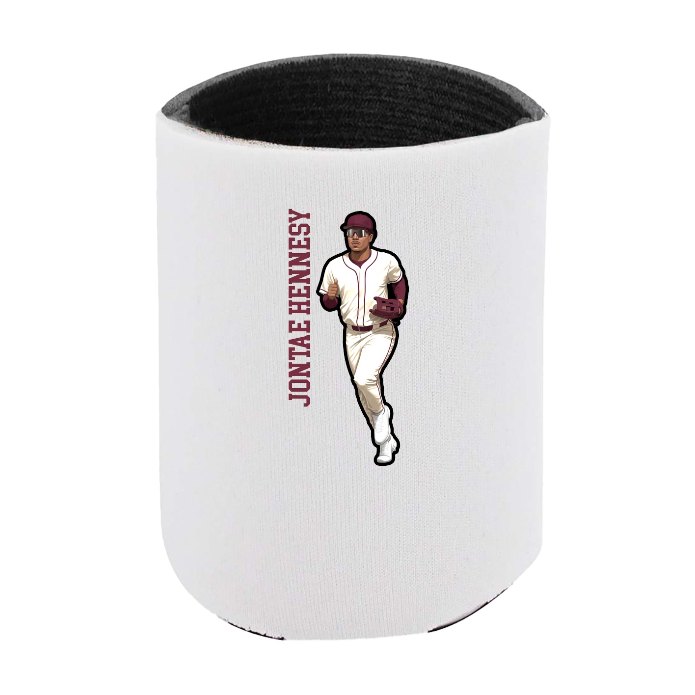Can Holder — Name Vertical in White