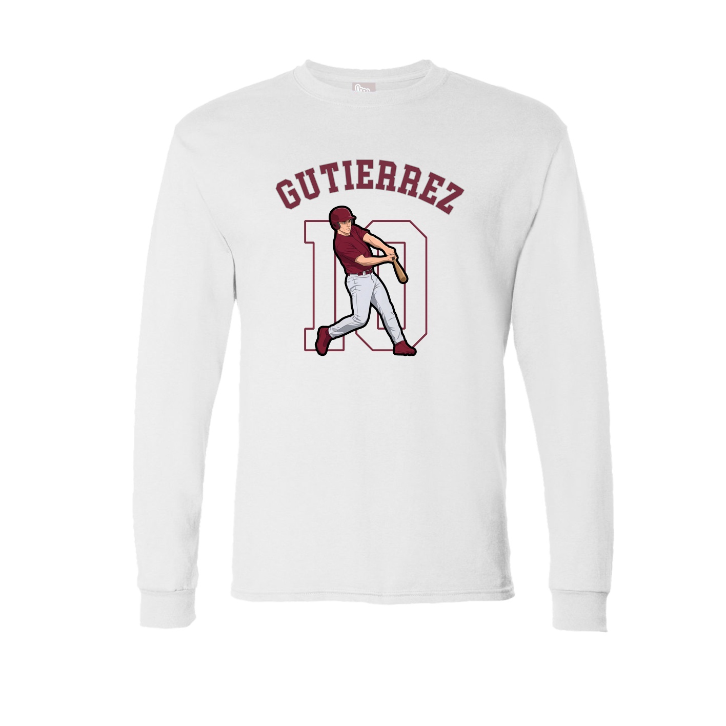 Long Sleeve Tee — Shirsey Arch in White